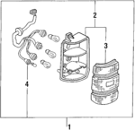 8DB651160 - : Rear Lamp Assembly for Mazda Image