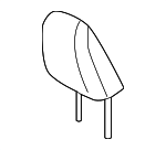 71910F6010D2 - Body: Headrest for Lexus: NX250, NX350, NX350h, NX450h+ Image