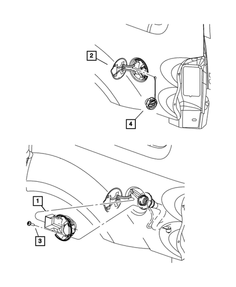 Pick-up Box and Fuel Filler Door for 2009 Chrysler Aspen #0