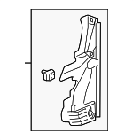 71114TK8A00 - Body: Plate for Honda: Odyssey Image