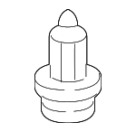 91501S04003 - Body: Fender Liner Retainer Clip for Honda: Accord, Accord Crosstour, Civic, Civic del Sol, CR-V, CR-Z, Crosstour, Element, Fit, Insight, Odyssey, Passport, Pilot, Prelude, Ridgeline, S2000 Image