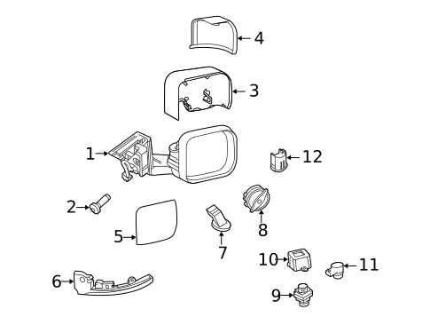 Mirrors for 2023 Land Rover Defender 90 #0