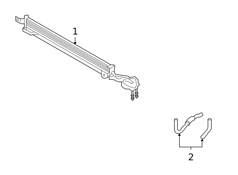Oil Cooler for 2009 Kia Rondo #0
