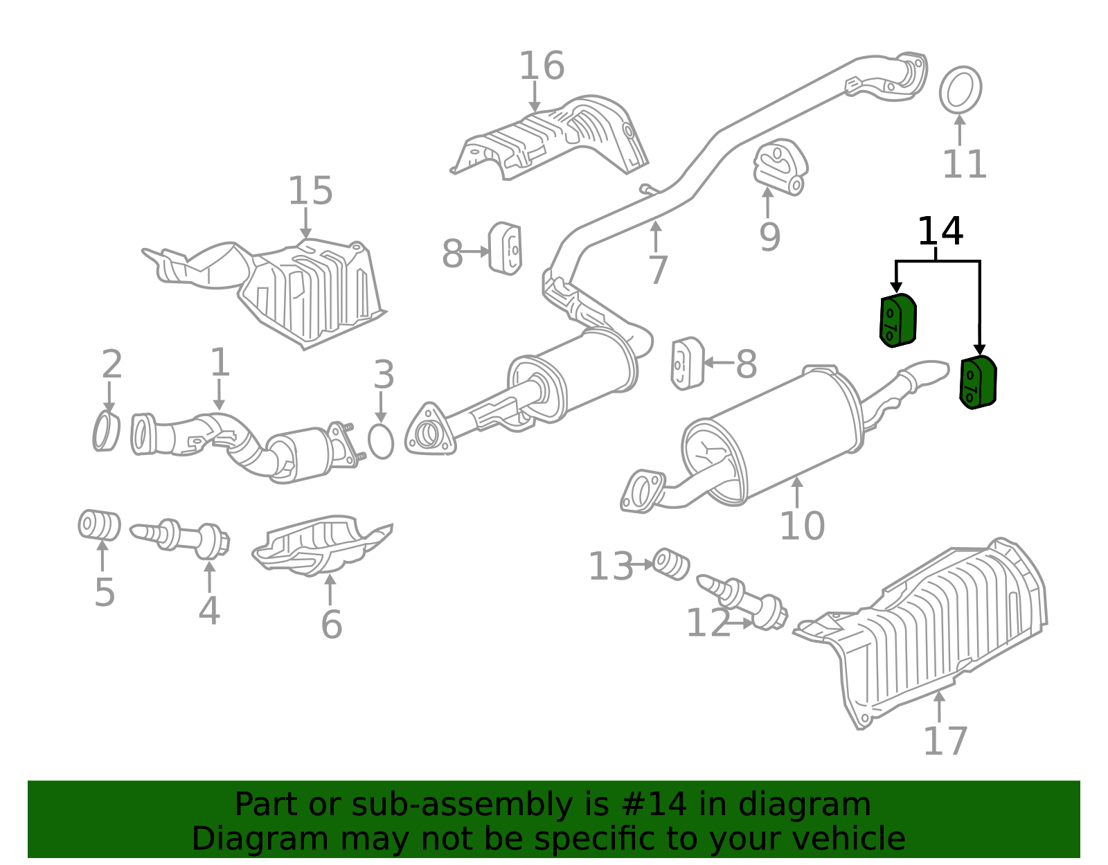 18215-TF0-003 - Muffler & Pipe Insulator 2009-2022 Honda | Honda Parts ...