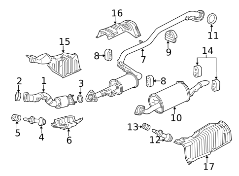 Brackets, Flanges & Hangers for 2010 Honda Insight #0