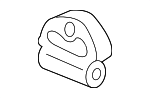 18215TF0911 - Exhaust: Center Pipe Insulator for Honda: Accord, Clarity, CR-Z, Fit, HR-V, Insight Image