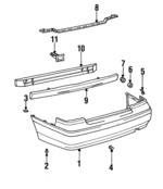 52159AC900 - Body: Bumper Cover for Toyota: Avalon Image