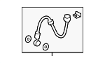 14653C2T00 - Brakes: Brake Hose for Honda Image