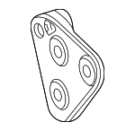 523910E260 - : Rear Support for Toyota: Highlander Image