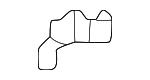 5Q0868742 - Body: Inner Wheelhouse Front Bracket for Audi Image