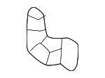 5Q0201827 - Body: Inner Wheelhouse Rear Bracket for Audi Image