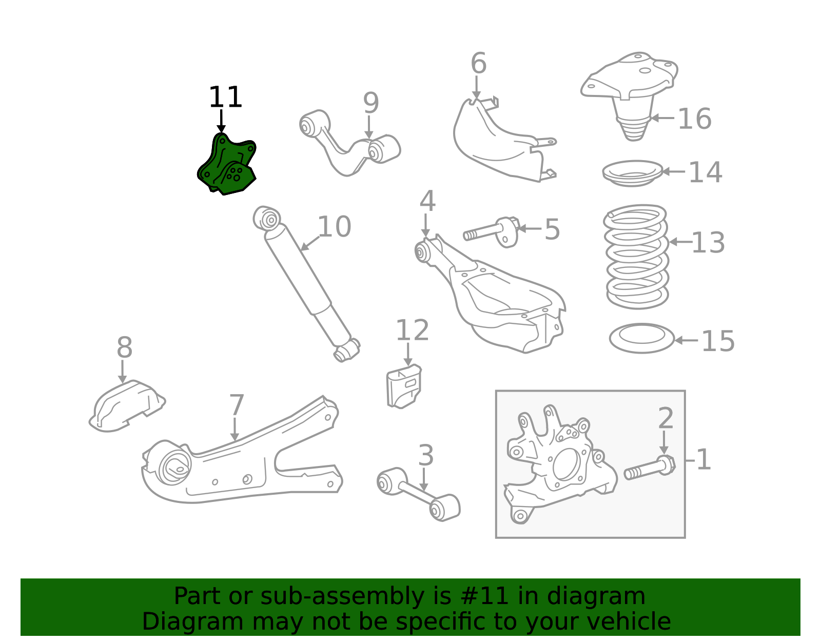 2014-2025 Toyota Highlander Shock Upper Bracket 48517-0E010 | Smithtown ...