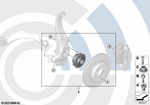 31222450654 - Value Parts&amp;Packages Service and Repair: Repair Kit, Wheel Bearing, Front for BMW: 528i, 535d, 535i, 550i, 640i, 650i, Hybrid 5, Hybrid 7, Hybrid 7L Image image