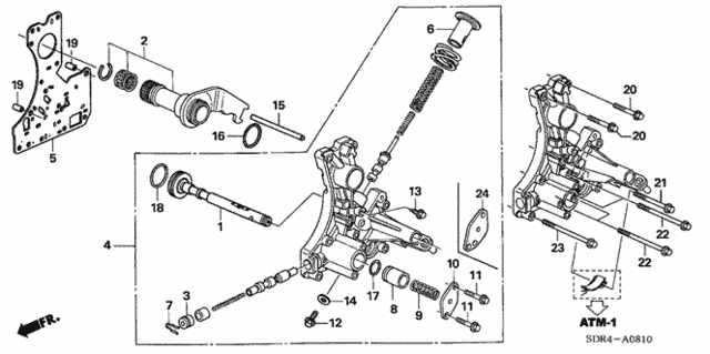 AT Regulator Body for 2007 Honda Accord #0