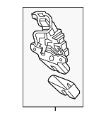 74801TM8J03 - Body: Lock Assembly for Honda: CR-Z, Insight Image