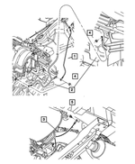 56038680AA - Electrical: Ground Strap for Mopar Image
