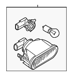 63247166015 - Electrical: Backup Lamp for Mini: Cooper Image