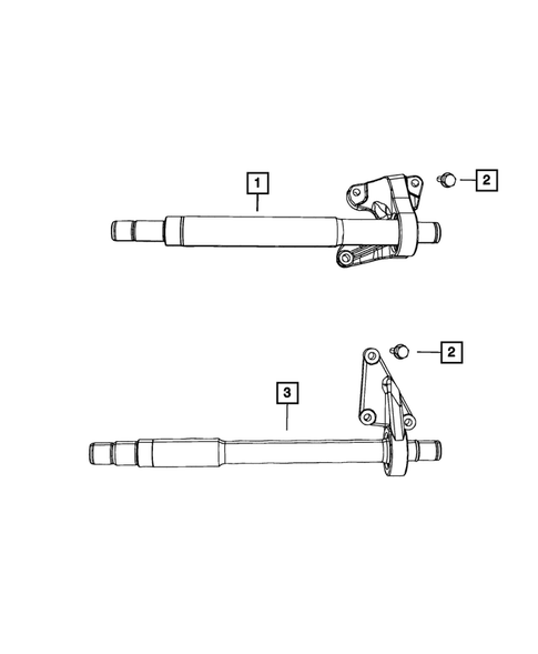 Front Axle Drive Shafts for 2018 Dodge Journey #1