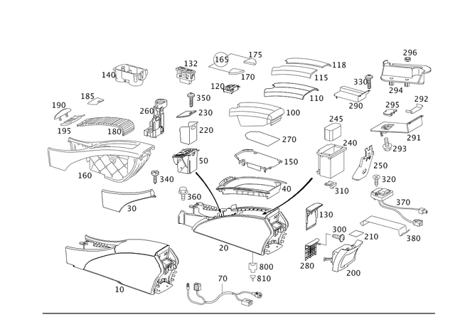 2116801250 - Panelling: Panelling for Mercedes-Benz: E320, E500, E55 AMG Image image
