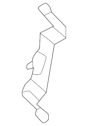 M2DZ78312A49A - : Upper Center Pillar Trim Bracket for Ford: Bronco Image