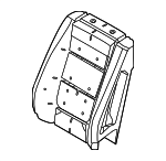 BB5Z7864810A - Body: Seat Back Pad for Ford: Explorer Image