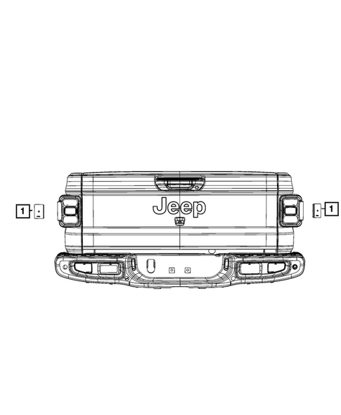 Park Assist for 2025 Jeep Gladiator #5