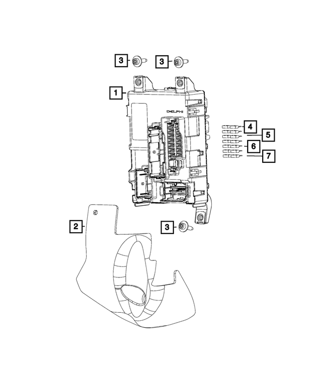 68085952AA - : Module Cover for Mopar Image
