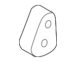 18208572512 - Exhaust: Center Pipe Insulator for BMW Image