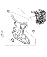 6509284AA - Engine: Hex Flange Head Bolt for Mopar Image