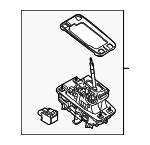 8K1713105AF - Body: Shifter Assembly for Audi: A4, A4 Quattro, RS5, RS7, S4, S5 Image
