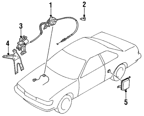 Cruise Control System for 1990 INFINITI M30 #0