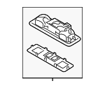 5G0947291K82V - Body: Reading Lmp Assembly for Volkswagen Image
