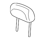 1L5Z35611A08BAD - Body: Headrest for Ford: Explorer Sport, Explorer Sport Trac Image
