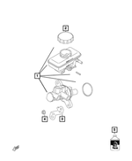 68337427AA - : Brake Master Cylinder for Mopar Image