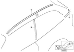 51138399291 - : Roofledge Left for BMW Image