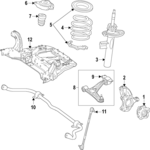 2473211900 - Suspension: Coil Spring for Mercedes-Benz Image