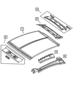 5101672AA - Body Sheet Metal Except Doors: Roof for Mopar Image image