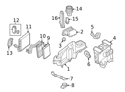 HVAC Case for 2020 Mercedes-Benz AMG GT #0