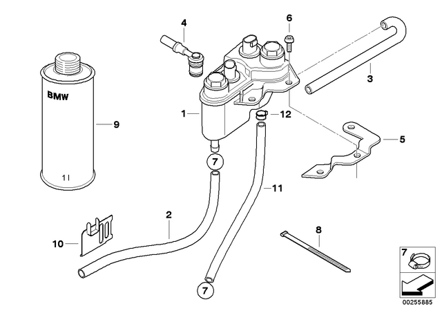 34517670394 - : Hose for BMW-Motorrad Image