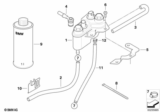 34312333505 - Brakes: Fluid Container -  for BMW-Motorrad Image