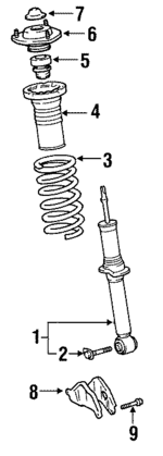 4815750010 - : Upper Insulator for Lexus: LS400 Image