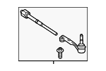 32106858735 - : Tie Rod Assembly for BMW: X5, X6 Image