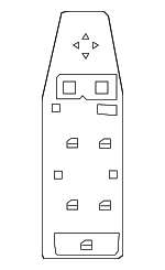 61319297346 - Electrical: Window Switch for BMW: X1, X2 Image