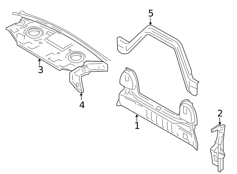 Rear Body for 2007 Suzuki Aerio #0