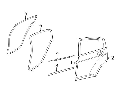 Door & Components for 2010 Chrysler Sebring #0