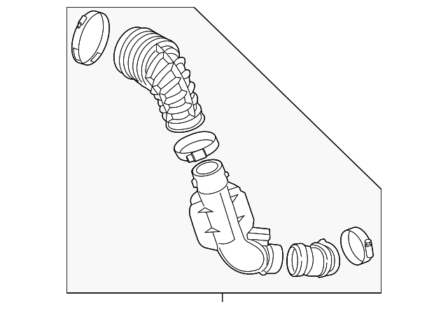 Air Intake Hose - Seamless OEM Engine Airflow 84535593 | AutoNation Parts
