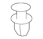 90467A0006 - Body: Sill Panel Clip for Toyota: Avalon, Camry, Corolla, Corolla Cross, Grand Highlander, Matrix, RAV4, RAV4 Prime, Sequoia, Solara, Tacoma, Tundra, Venza Image
