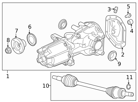 Axle Components for 2012 Ford Edge #0