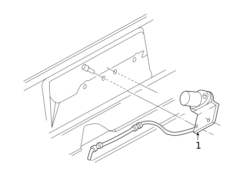 License Lamps for 1995 Dodge B3500 #0