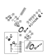 6036150AA - Front Suspension &amp; Drive: Hex Nut for Mopar Image